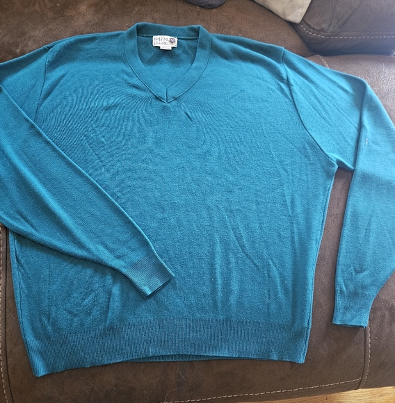 VINTAGE RHM Classic Teal Sweater - Picture 1 of 6
